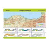 Grbz Yaynlar Trkiye Corafyas Karadeniz Blgesi Haritas 70X100 CM