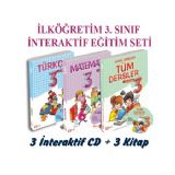 Atlas İlköğretim 3. Sınıf İnteraktif Eğitim Seti 3 Kitap + 3 CD
