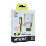 Auris Micro Usb Seyahat Hızlı Şarj Aleti 2.1A